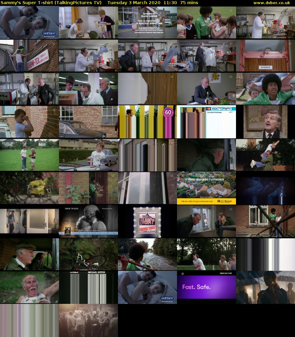 Sammy's Super T-shirt (TalkingPictures TV) Tuesday 3 March 2020 11:30 - 12:45