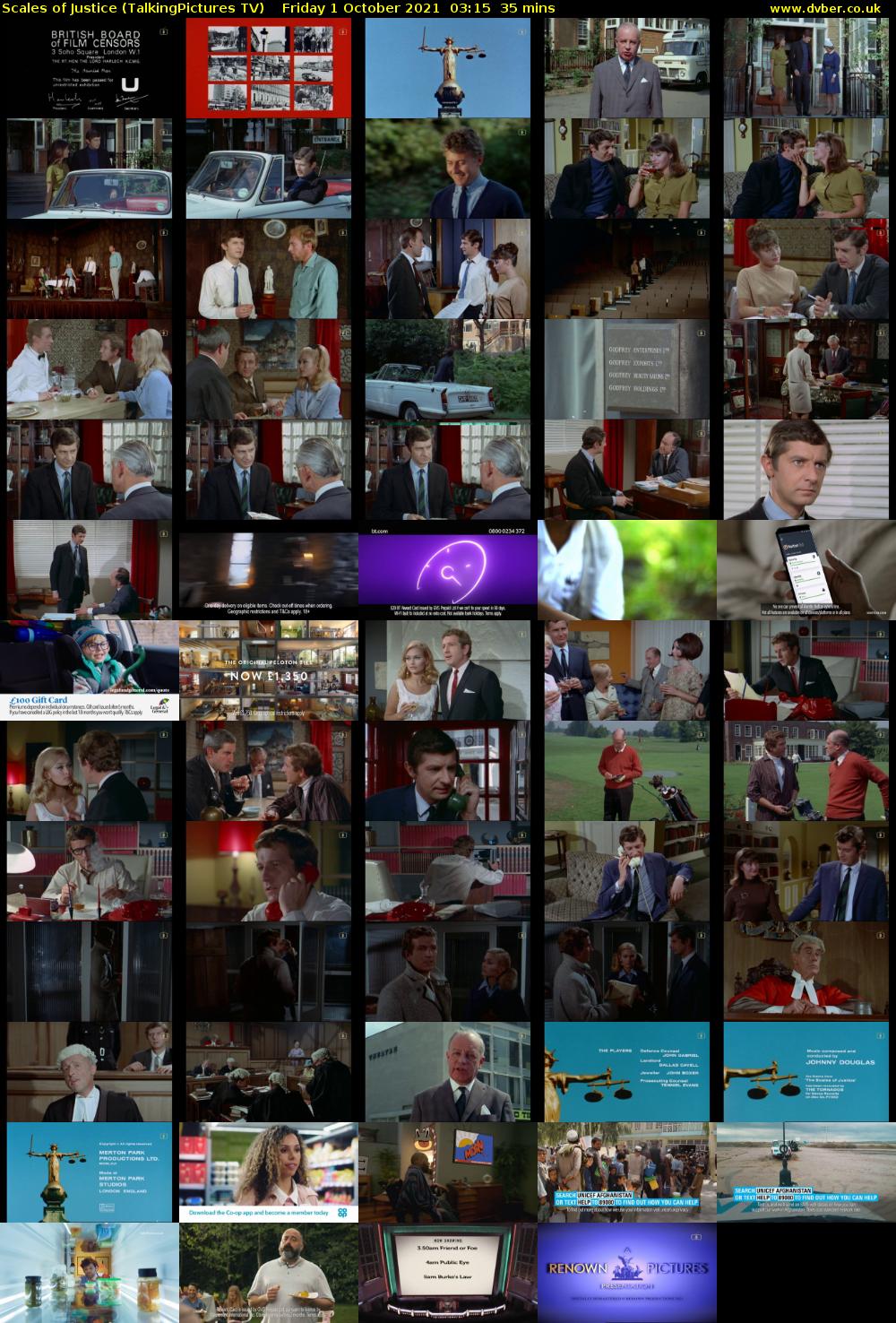 Scales of Justice (TalkingPictures TV) Friday 1 October 2021 03:15 - 03:50