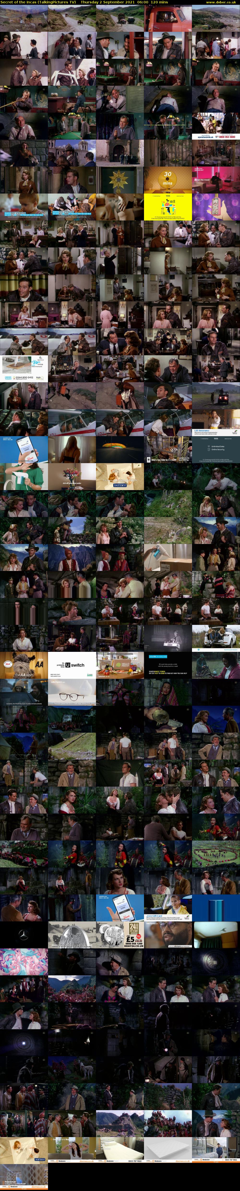 Secret of the Incas (TalkingPictures TV) Thursday 2 September 2021 06:00 - 08:00