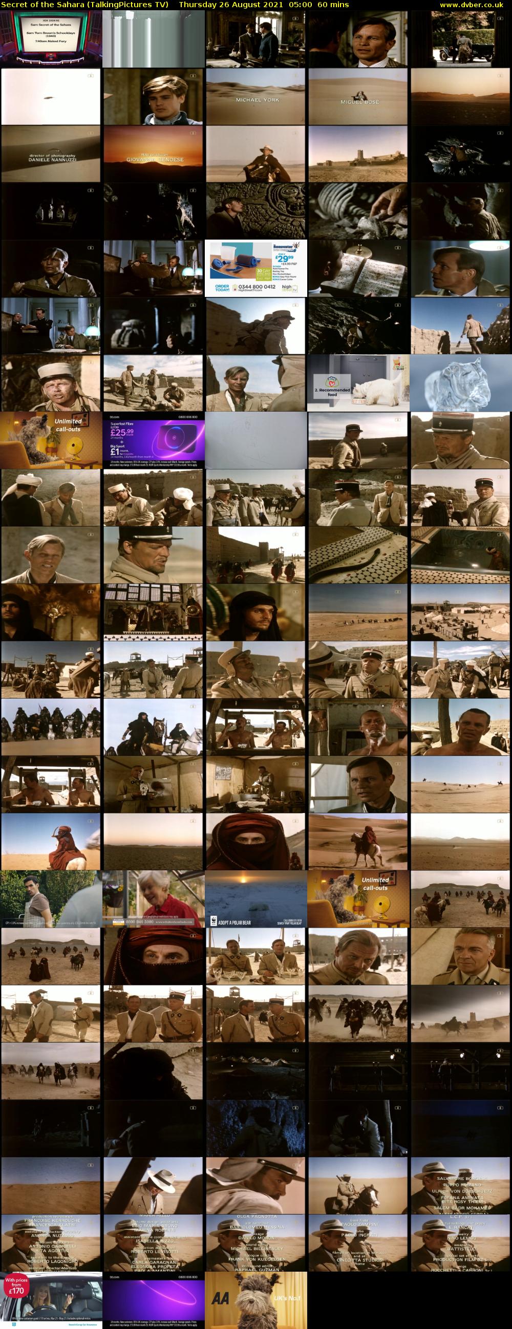 Secret of the Sahara (TalkingPictures TV) Thursday 26 August 2021 05:00 - 06:00