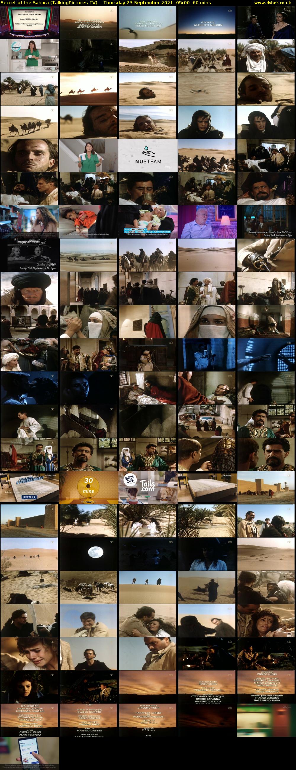Secret of the Sahara (TalkingPictures TV) Thursday 23 September 2021 05:00 - 06:00