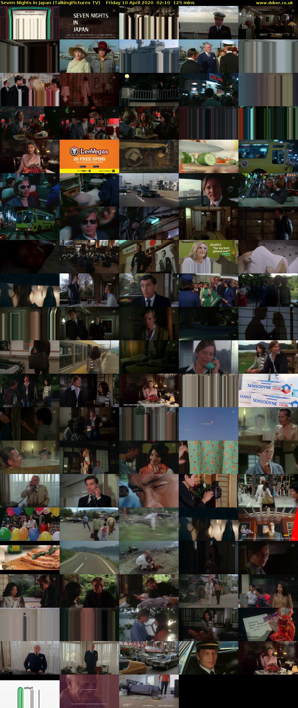 Seven Nights in Japan (TalkingPictures TV) Friday 10 April 2020 02:10 - 04:15