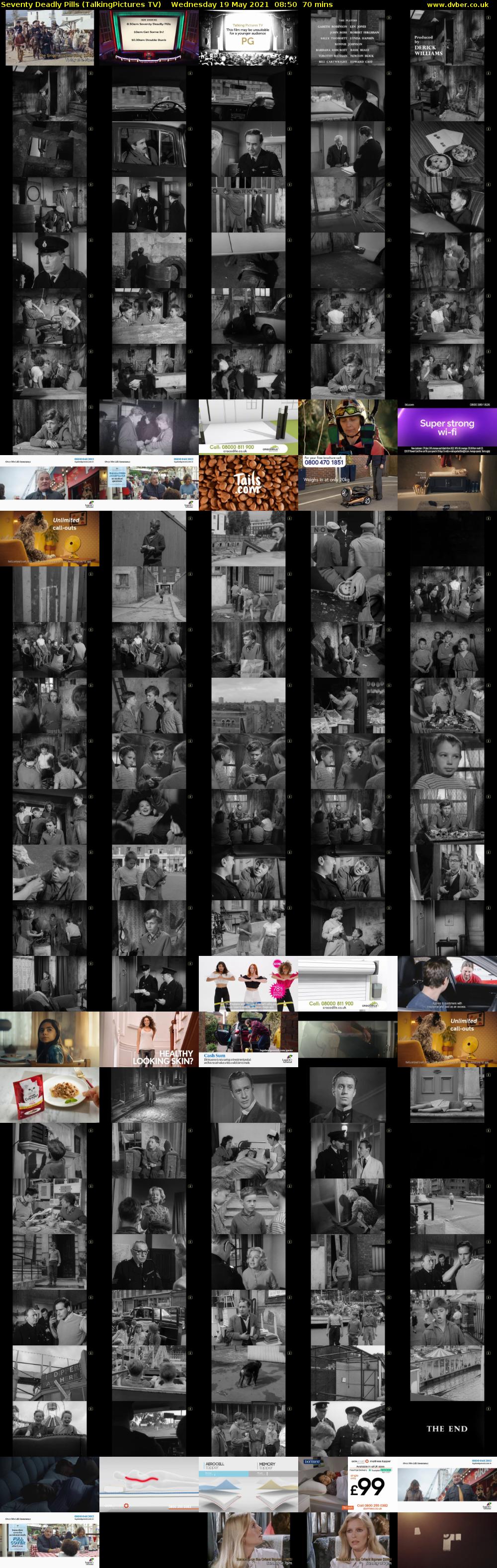 Seventy Deadly Pills (TalkingPictures TV) Wednesday 19 May 2021 08:50 - 10:00