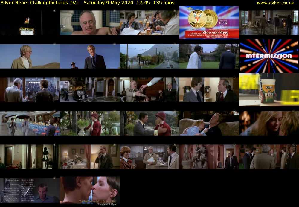Silver Bears (TalkingPictures TV) Saturday 9 May 2020 17:45 - 20:00