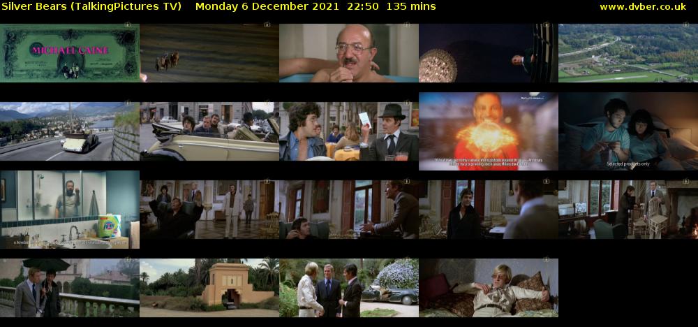 Silver Bears (TalkingPictures TV) Monday 6 December 2021 22:50 - 01:05