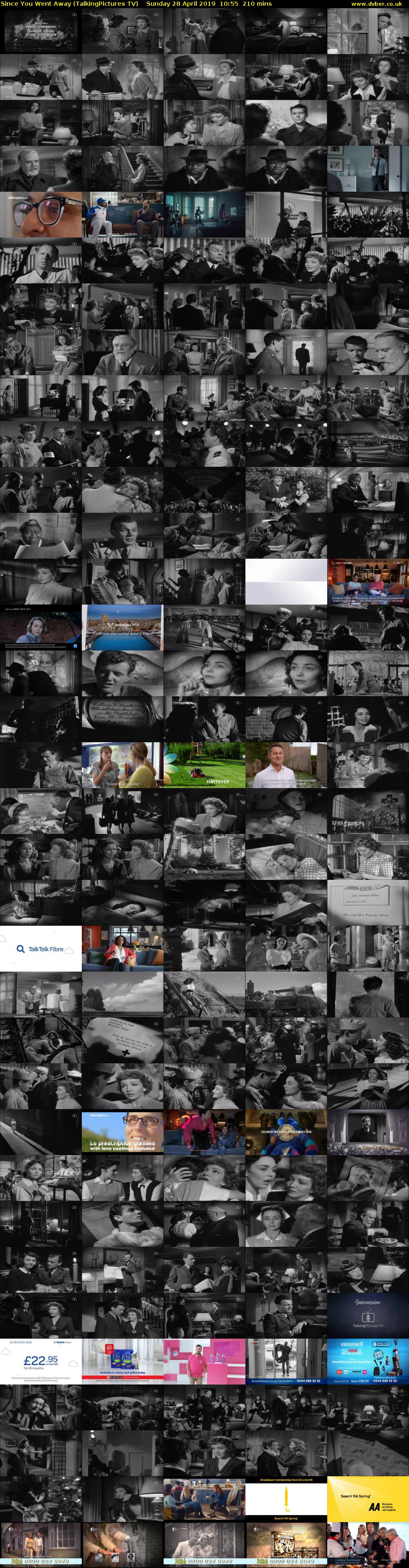 Since You Went Away (TalkingPictures TV) Sunday 28 April 2019 10:55 - 14:25