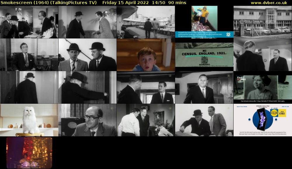 Smokescreen (1964) (TalkingPictures TV) Friday 15 April 2022 14:50 - 16:20