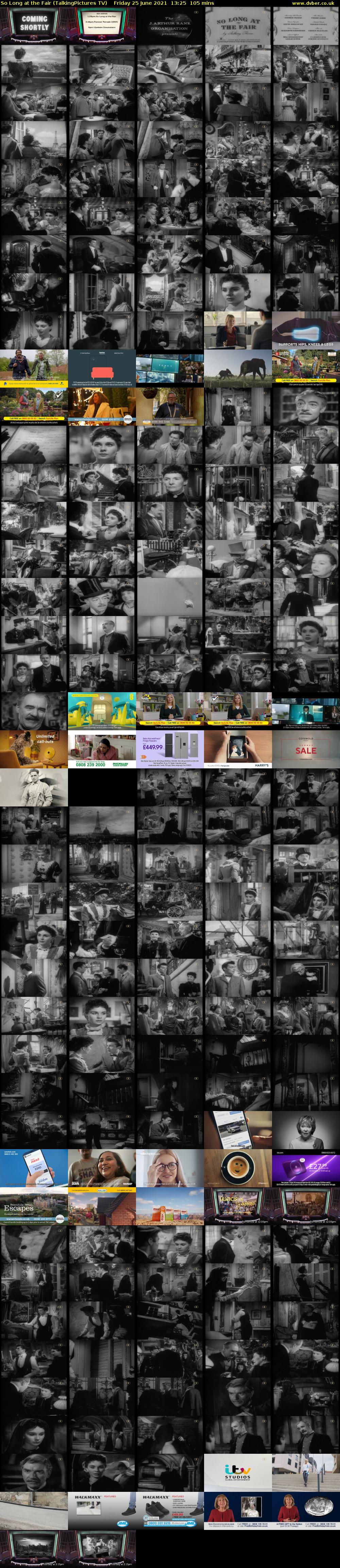 So Long at the Fair (TalkingPictures TV) Friday 25 June 2021 13:25 - 15:10