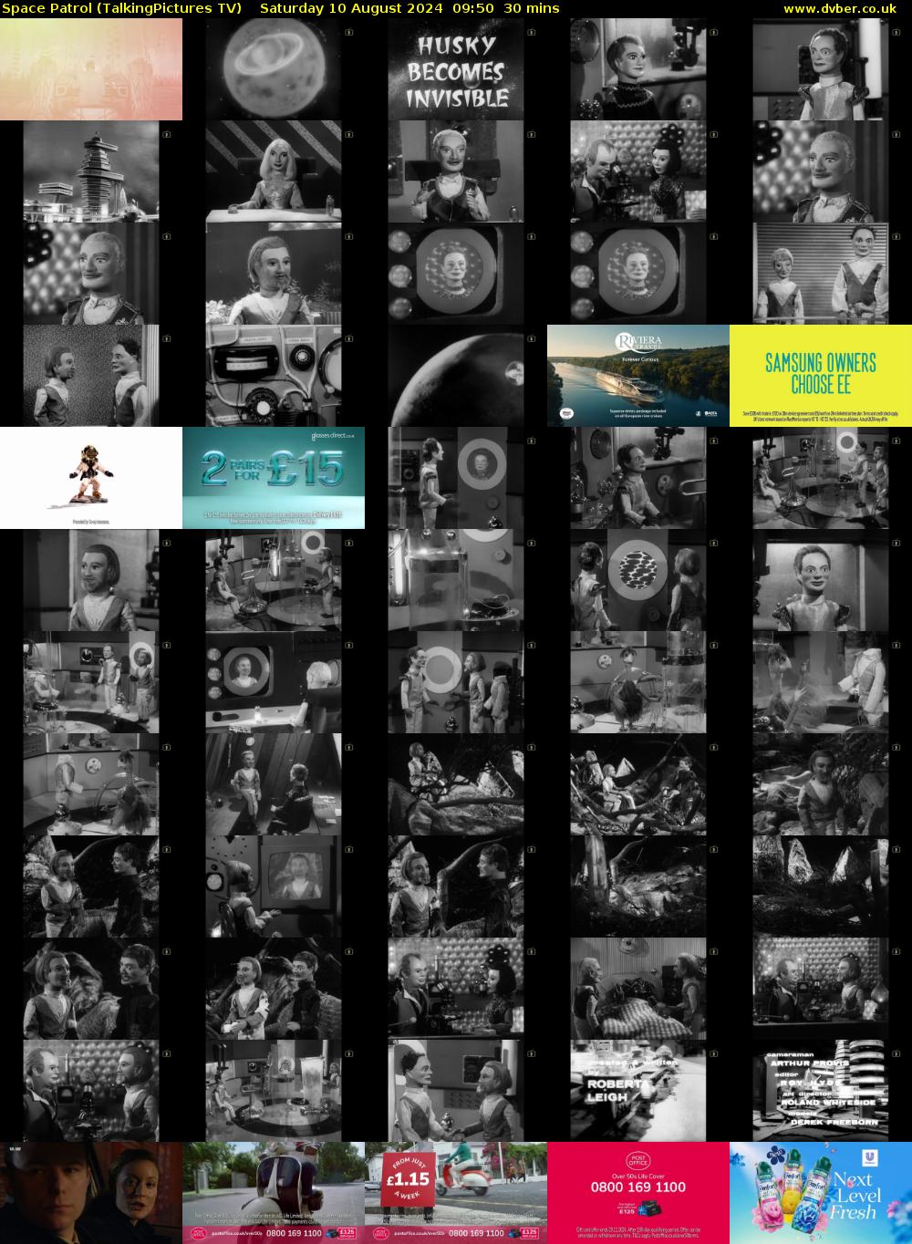 Space Patrol (TalkingPictures TV) Saturday 10 August 2024 09:50 - 10:20