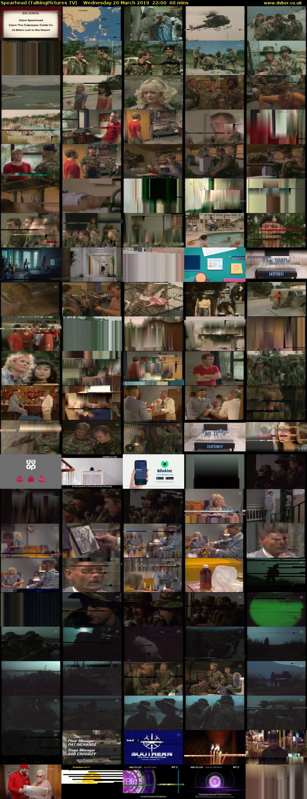 Spearhead (TalkingPictures TV) Wednesday 20 March 2019 22:00 - 23:00