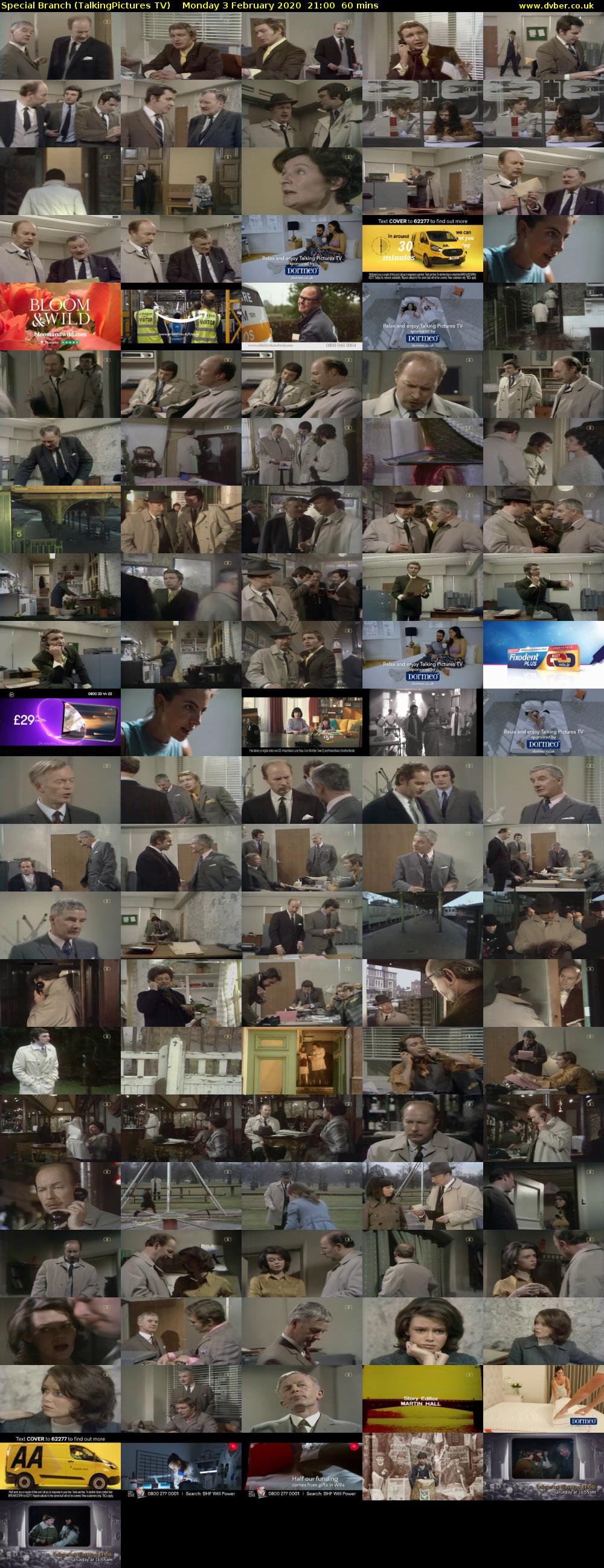 Special Branch (TalkingPictures TV) Monday 3 February 2020 21:00 - 22:00