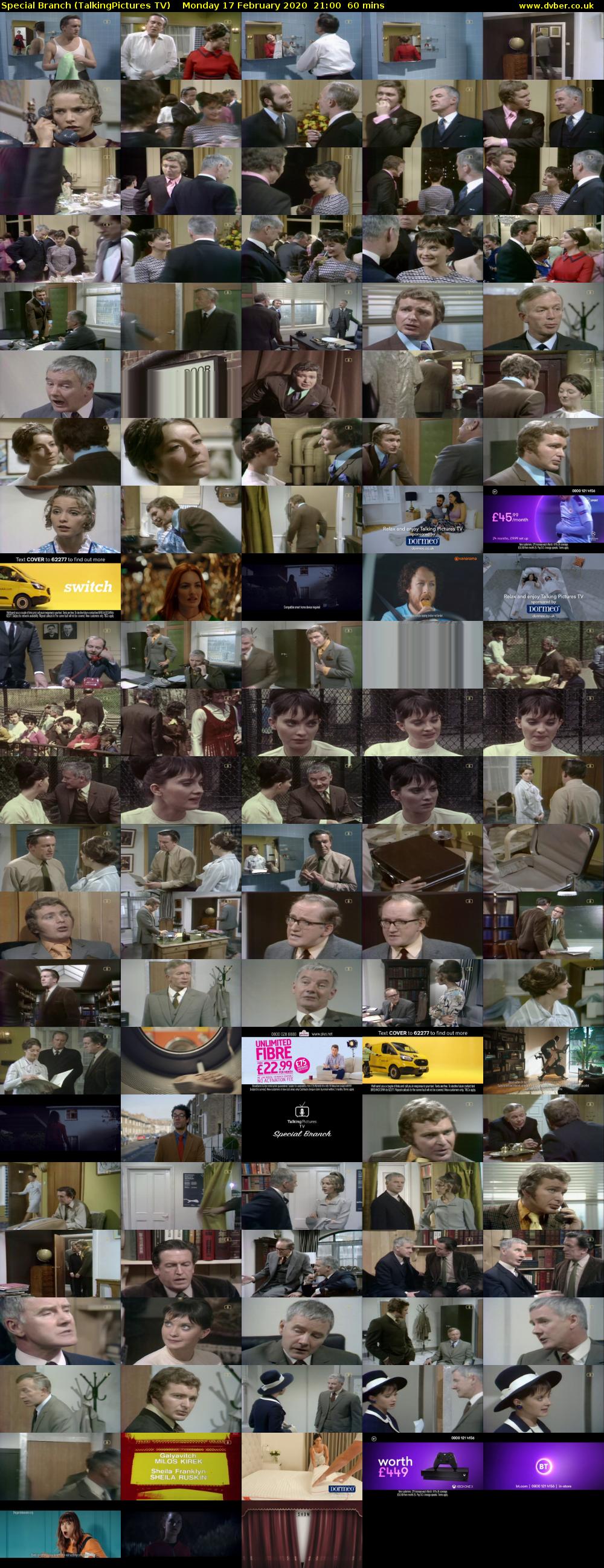 Special Branch (TalkingPictures TV) Monday 17 February 2020 21:00 - 22:00