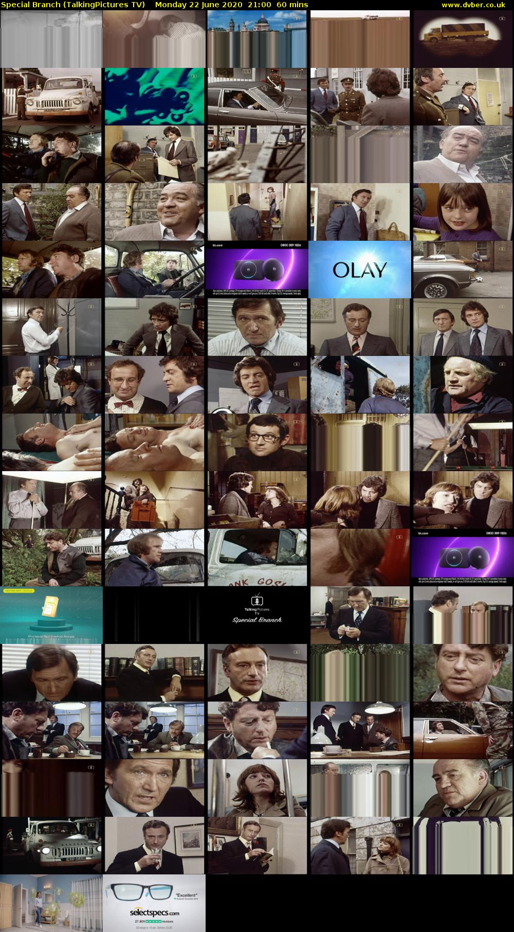 Special Branch (TalkingPictures TV) Monday 22 June 2020 21:00 - 22:00