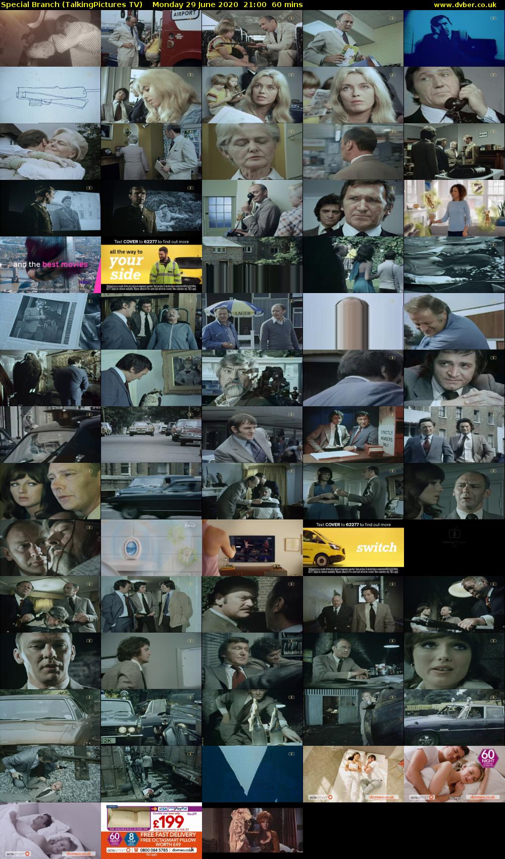 Special Branch (TalkingPictures TV) Monday 29 June 2020 21:00 - 22:00