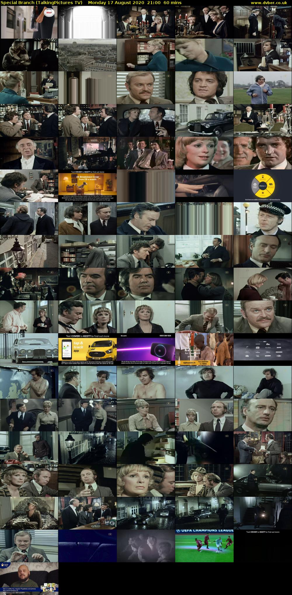 Special Branch (TalkingPictures TV) Monday 17 August 2020 21:00 - 22:00