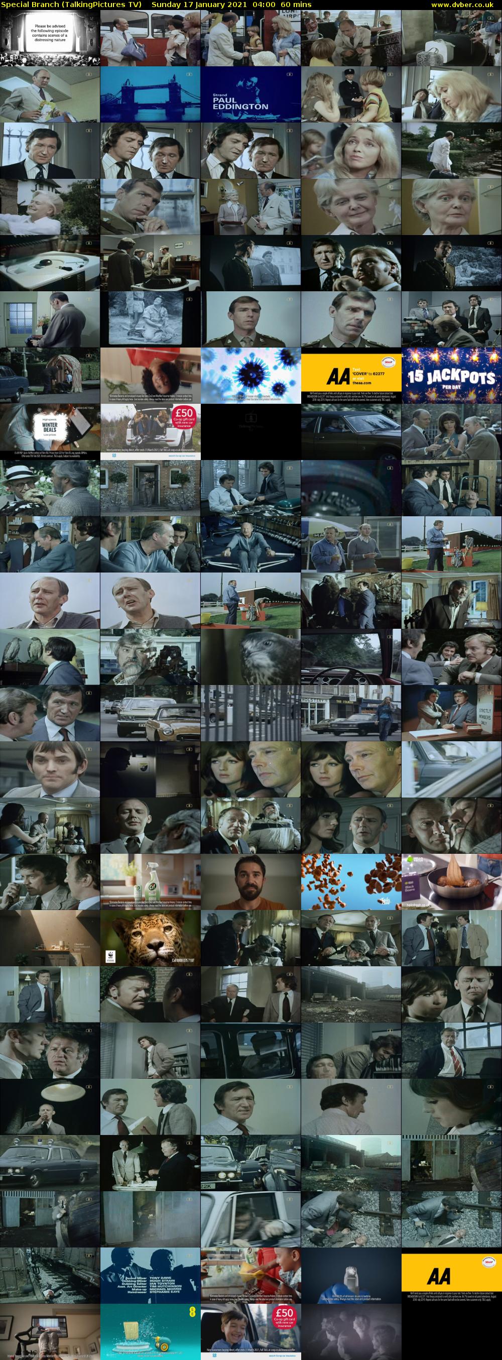 Special Branch (TalkingPictures TV) Sunday 17 January 2021 04:00 - 05:00