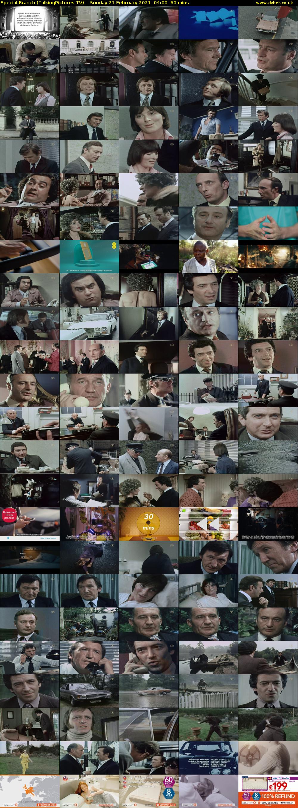 Special Branch (TalkingPictures TV) Sunday 21 February 2021 04:00 - 05:00