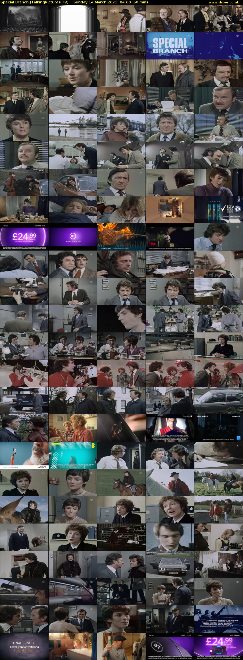Special Branch (TalkingPictures TV) Sunday 14 March 2021 04:00 - 05:00