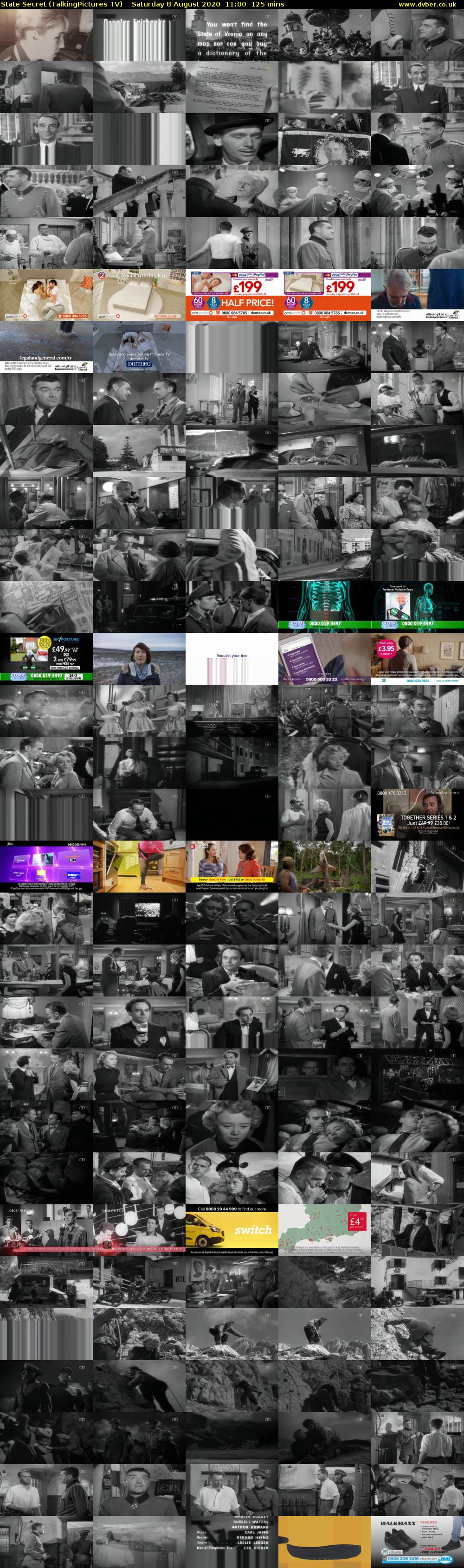 State Secret (TalkingPictures TV) Saturday 8 August 2020 11:00 - 13:05
