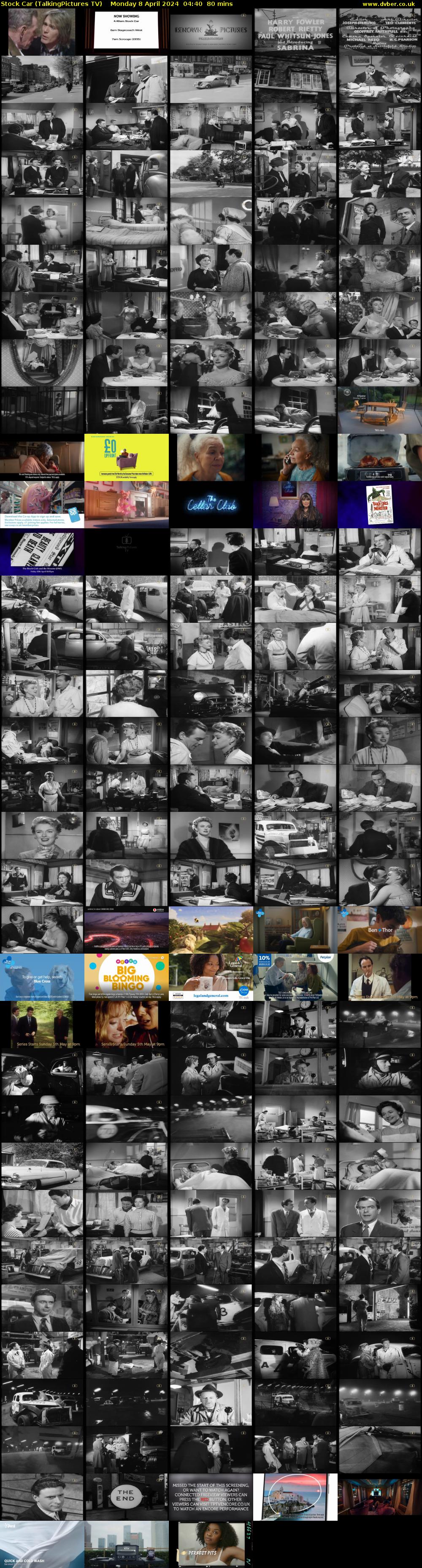 Stock Car (TalkingPictures TV) Monday 8 April 2024 04:40 - 06:00