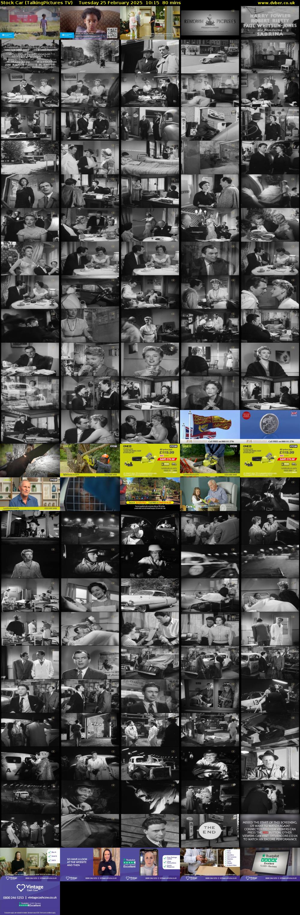 Stock Car (TalkingPictures TV) Tuesday 25 February 2025 10:15 - 11:35