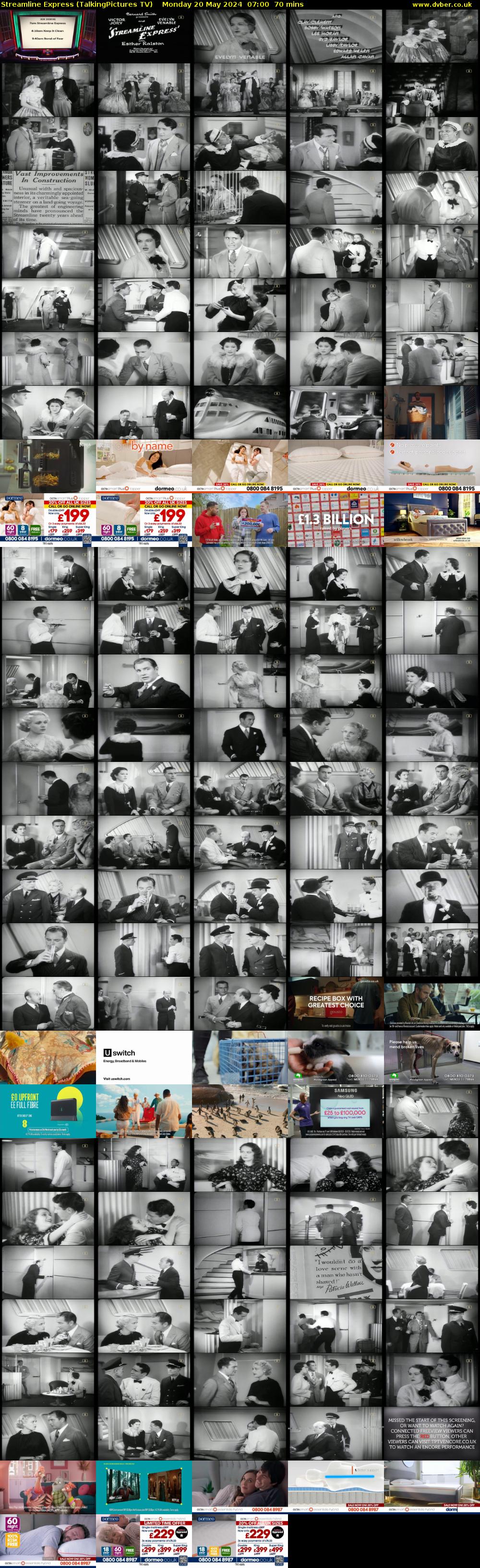 Streamline Express (TalkingPictures TV) Monday 20 May 2024 07:00 - 08:10