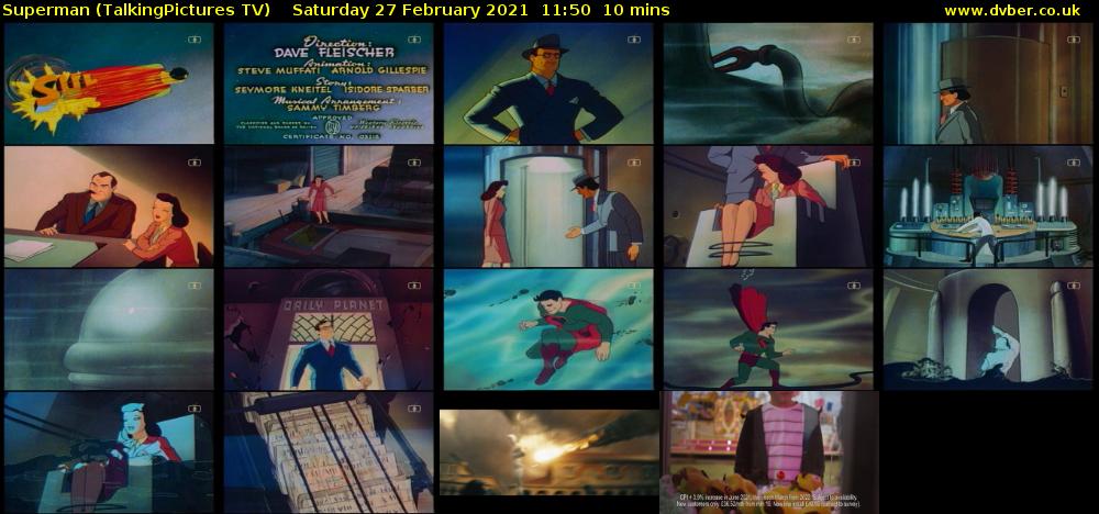 Superman (TalkingPictures TV) Saturday 27 February 2021 11:50 - 12:00