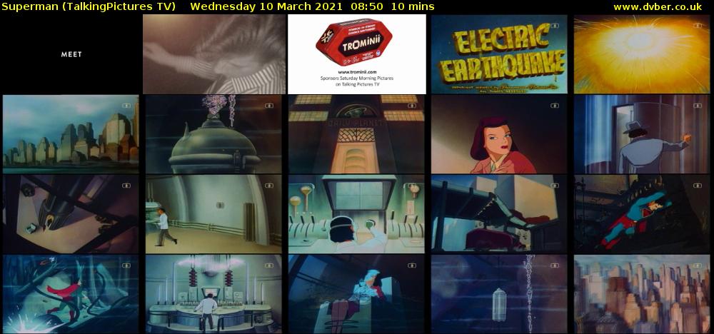 Superman (TalkingPictures TV) Wednesday 10 March 2021 08:50 - 09:00