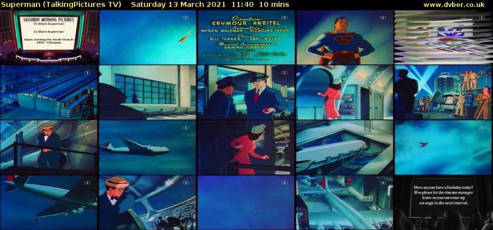 Superman (TalkingPictures TV) Saturday 13 March 2021 11:40 - 11:50
