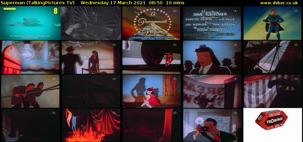 Superman (TalkingPictures TV) Wednesday 17 March 2021 08:50 - 09:00