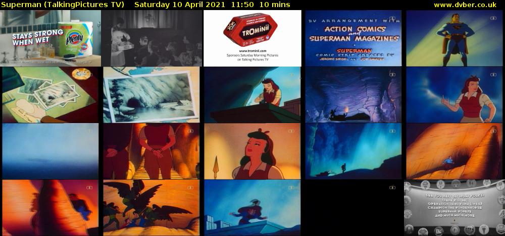 Superman (TalkingPictures TV) Saturday 10 April 2021 11:50 - 12:00