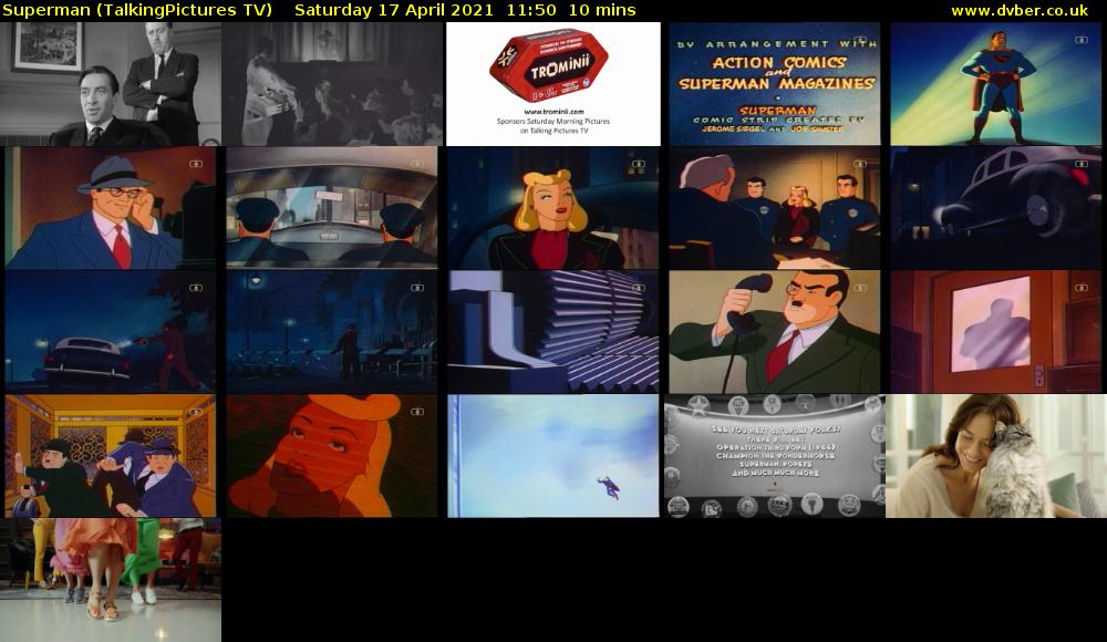 Superman (TalkingPictures TV) Saturday 17 April 2021 11:50 - 12:00
