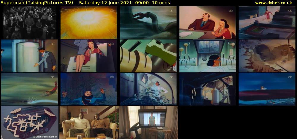 Superman (TalkingPictures TV) Saturday 12 June 2021 09:00 - 09:10