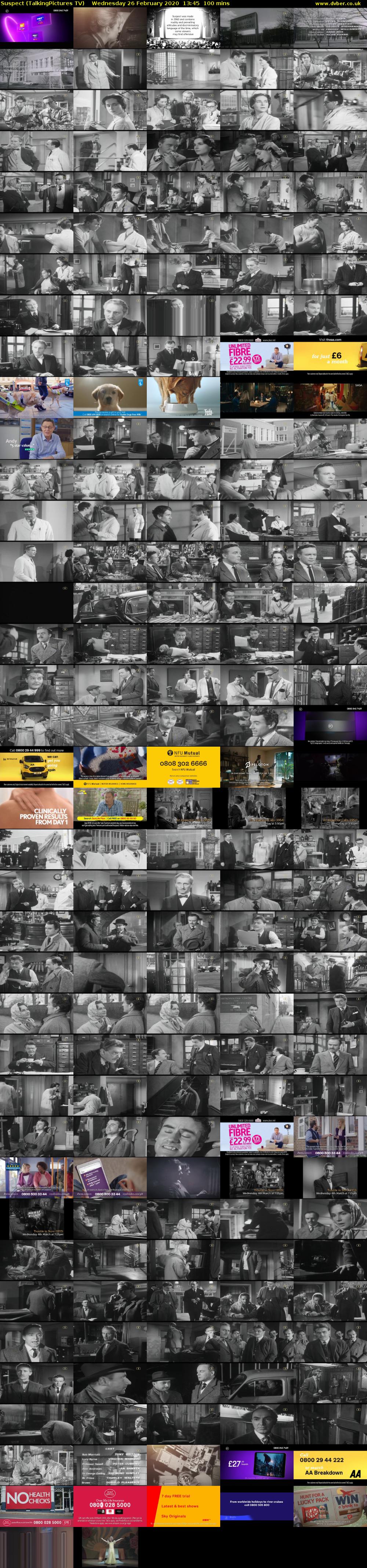 Suspect (TalkingPictures TV) Wednesday 26 February 2020 13:45 - 15:25