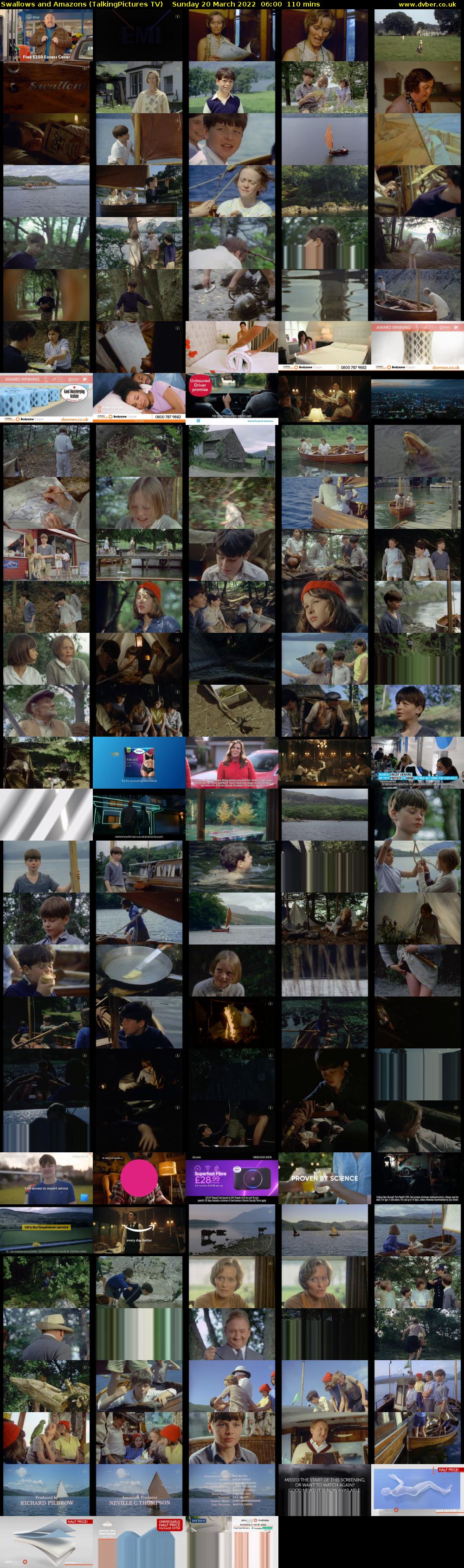 Swallows and Amazons (TalkingPictures TV) Sunday 20 March 2022 06:00 - 07:50