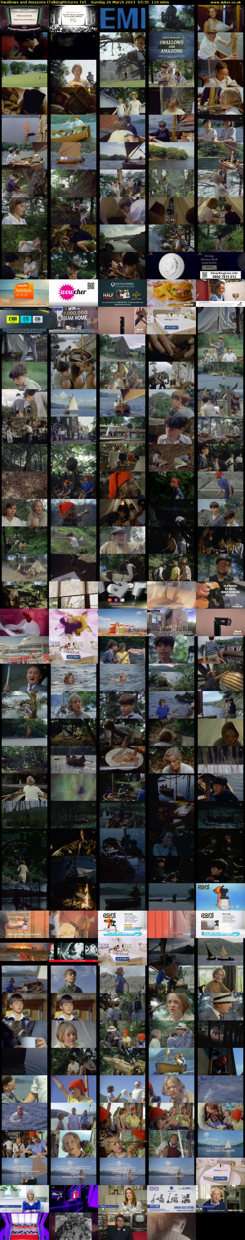 Swallows and Amazons (TalkingPictures TV) Sunday 26 March 2023 07:35 - 09:25
