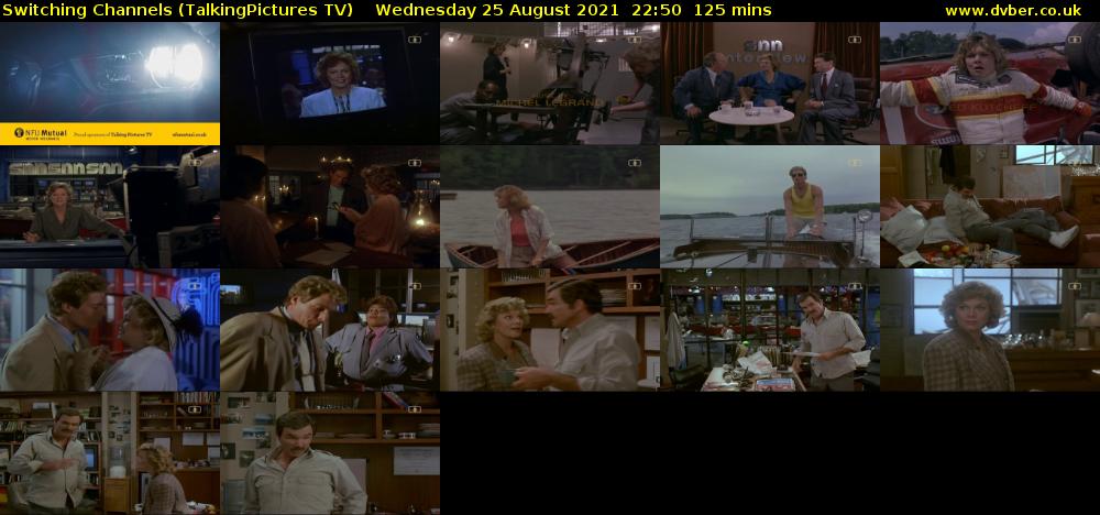 Switching Channels (TalkingPictures TV) Wednesday 25 August 2021 22:50 - 00:55