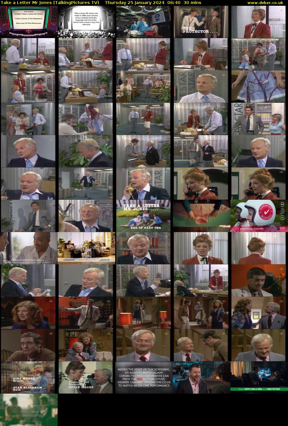 Take a Letter Mr Jones (TalkingPictures TV) Thursday 25 January 2024 06:40 - 07:10