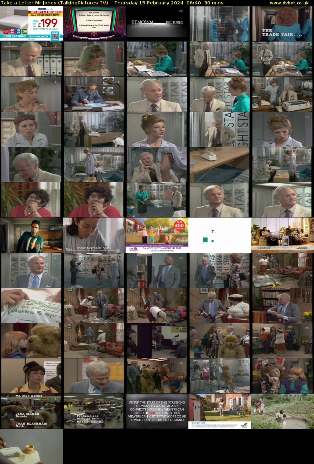 Take a Letter Mr Jones (TalkingPictures TV) Thursday 15 February 2024 06:40 - 07:10