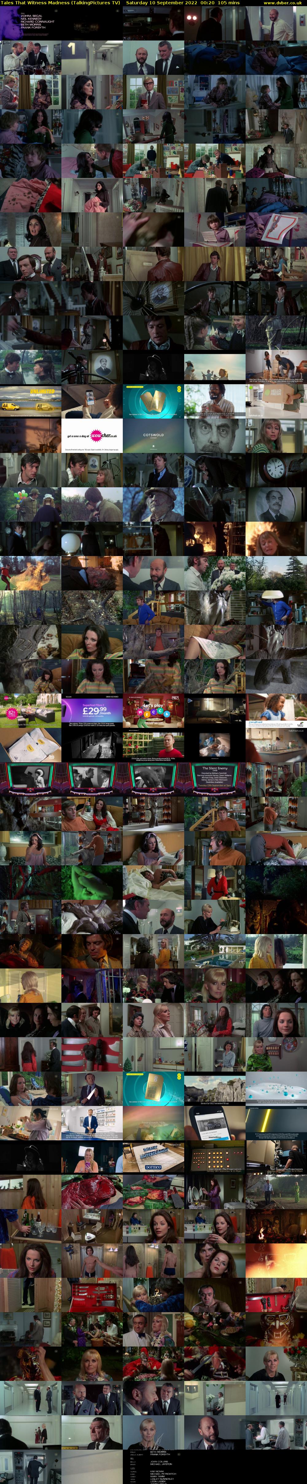Tales That Witness Madness (TalkingPictures TV) Saturday 10 September 2022 00:20 - 02:05