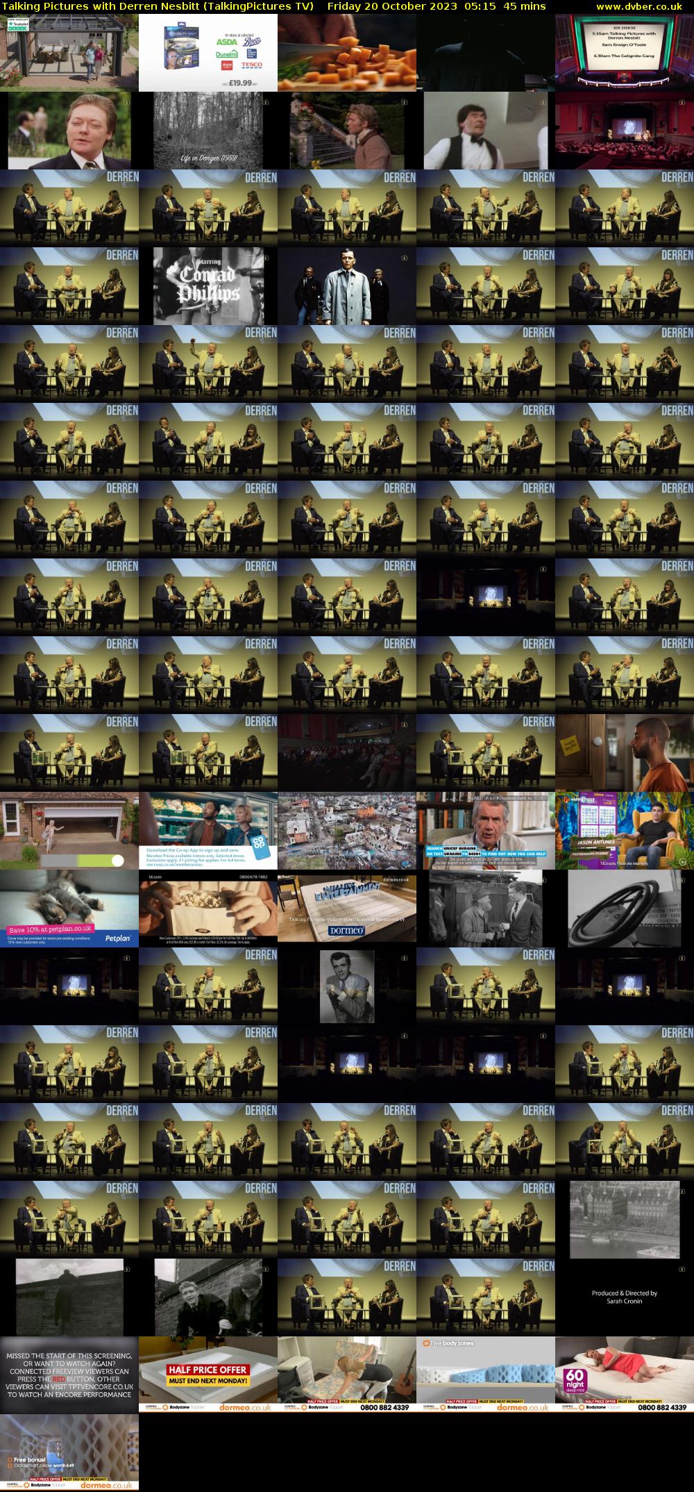 Talking Pictures with Derren Nesbitt (TalkingPictures TV) Friday 20 October 2023 05:15 - 06:00