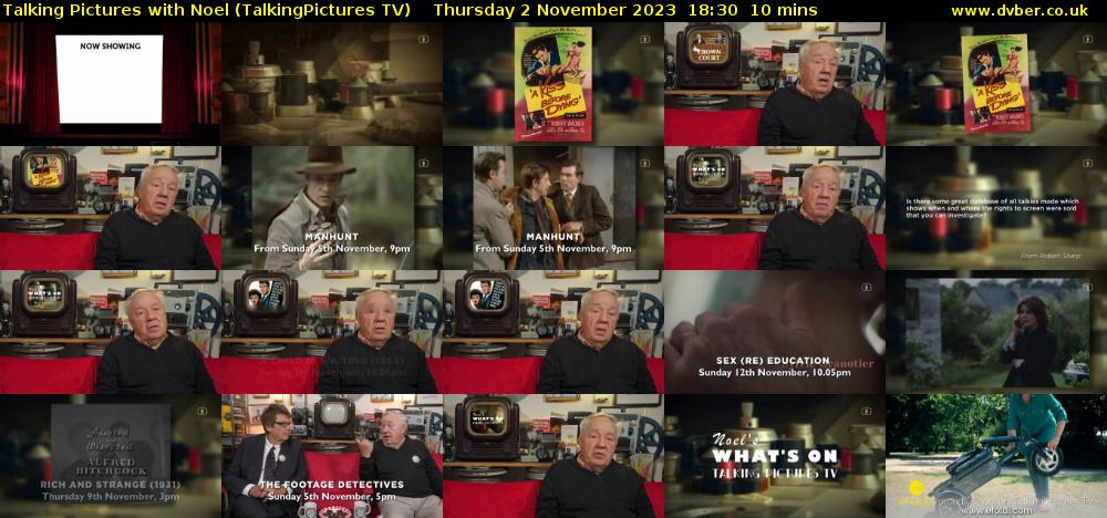 Talking Pictures with Noel (TalkingPictures TV) Thursday 2 November 2023 18:30 - 18:40