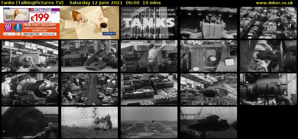 Tanks (TalkingPictures TV) Saturday 12 June 2021 06:00 - 06:10