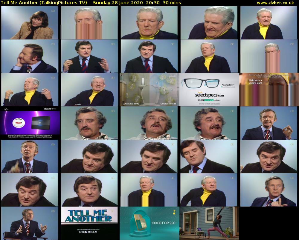 Tell Me Another (TalkingPictures TV) Sunday 28 June 2020 20:30 - 21:00