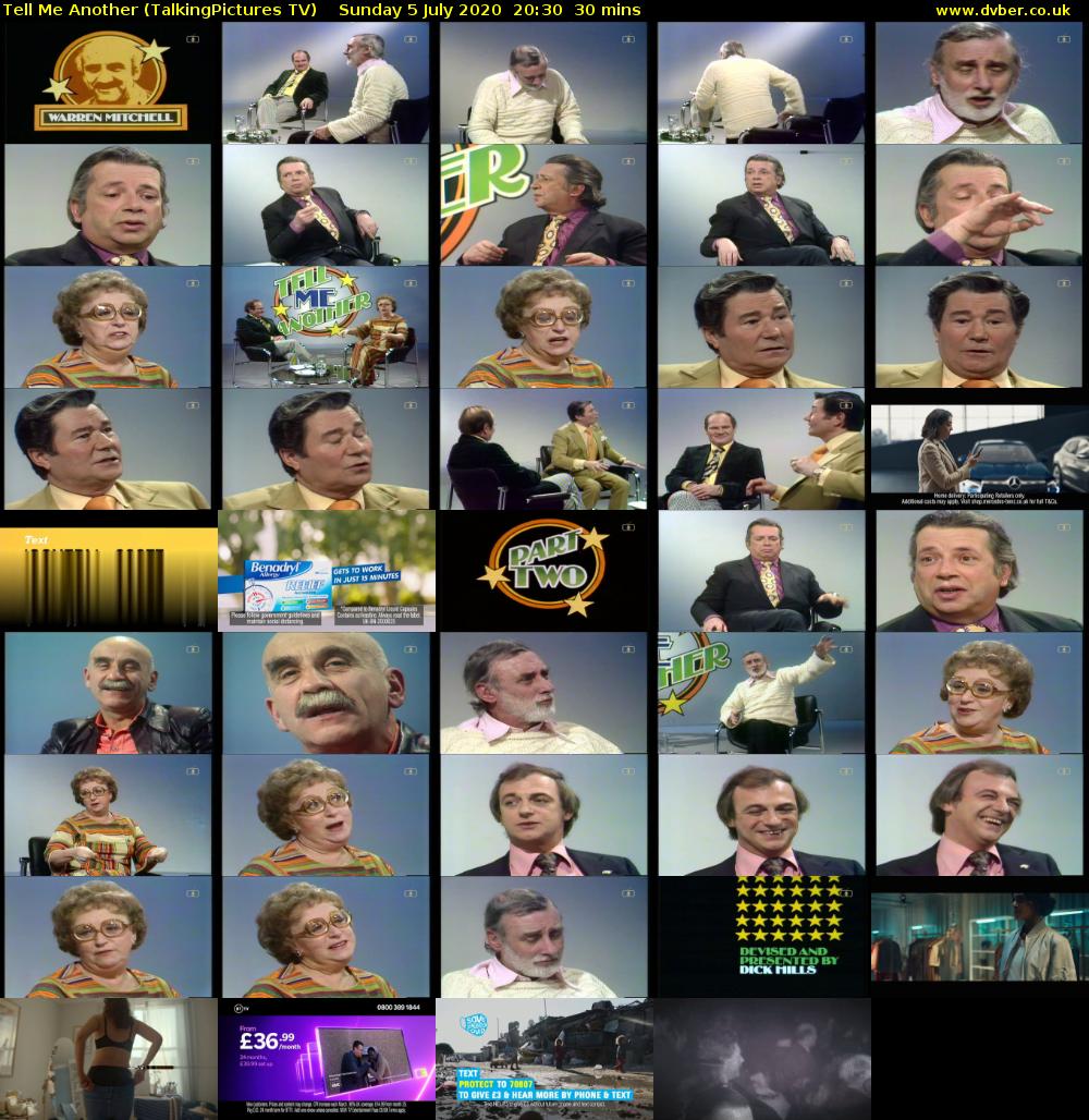 Tell Me Another (TalkingPictures TV) Sunday 5 July 2020 20:30 - 21:00
