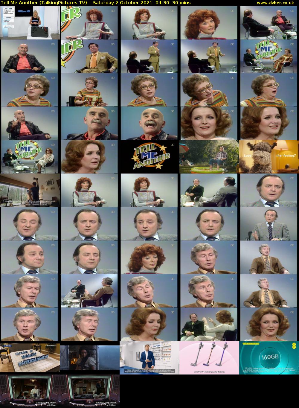 Tell Me Another (TalkingPictures TV) Saturday 2 October 2021 04:30 - 05:00