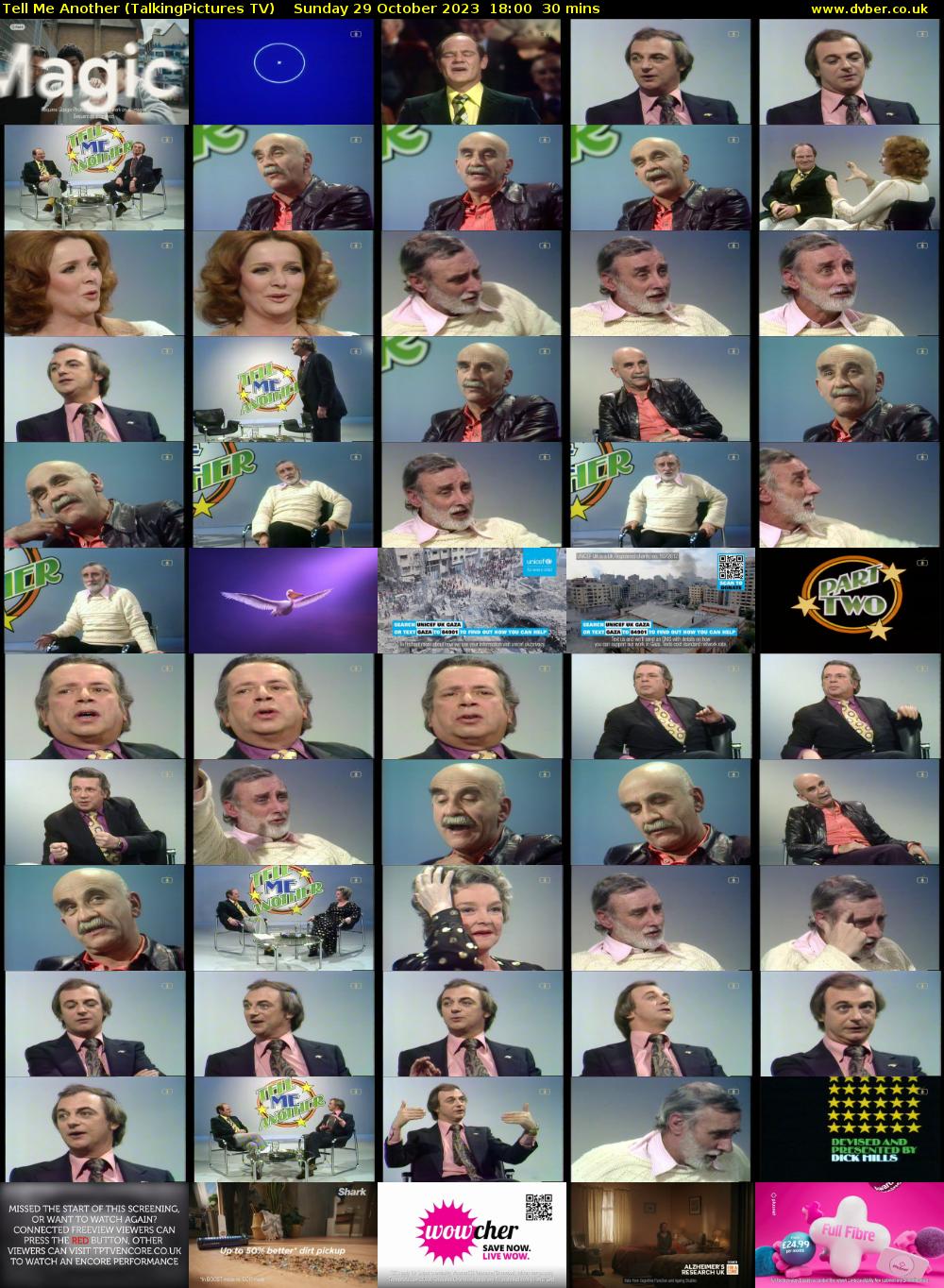 Tell Me Another (TalkingPictures TV) Sunday 29 October 2023 18:00 - 18:30