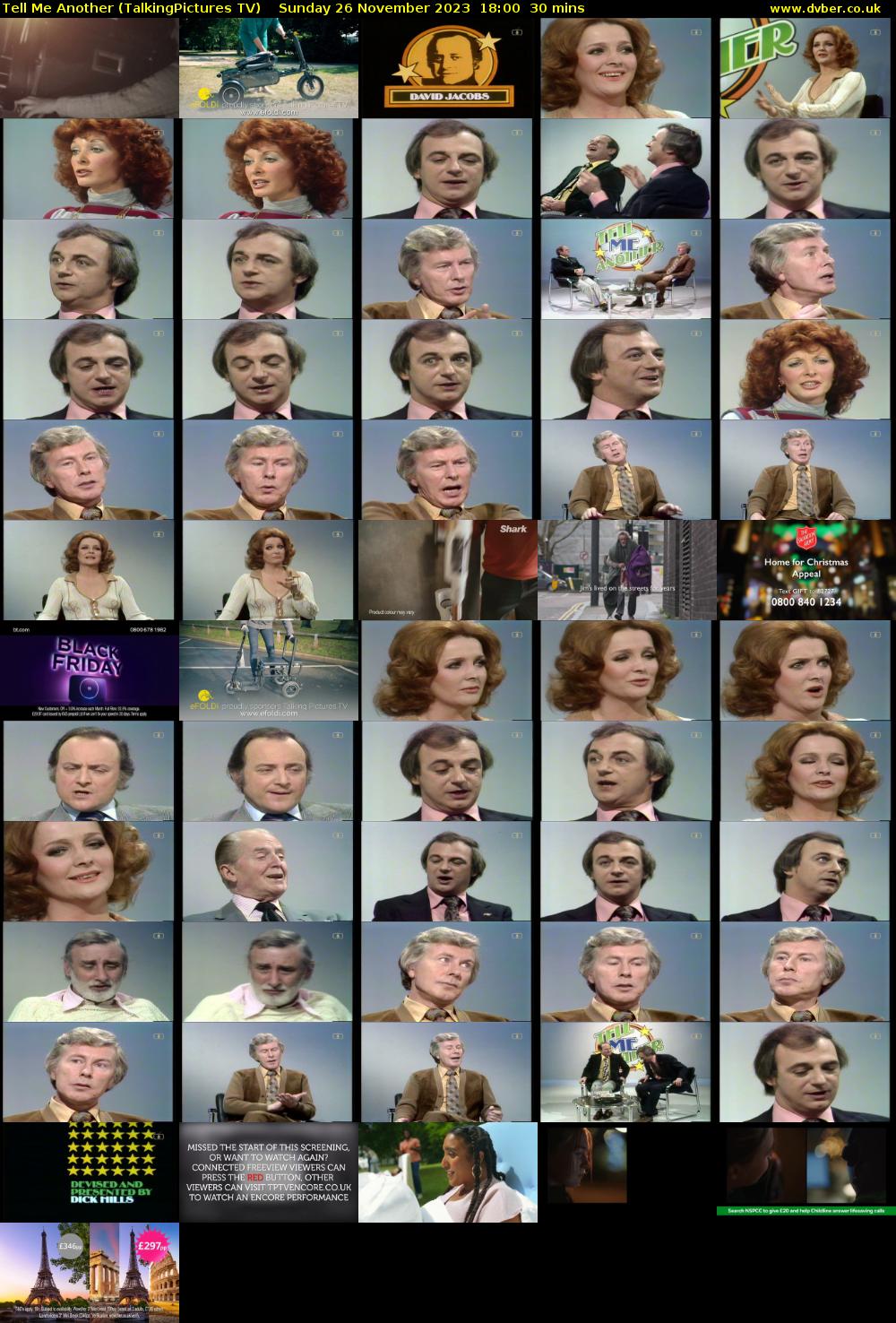 Tell Me Another (TalkingPictures TV) Sunday 26 November 2023 18:00 - 18:30