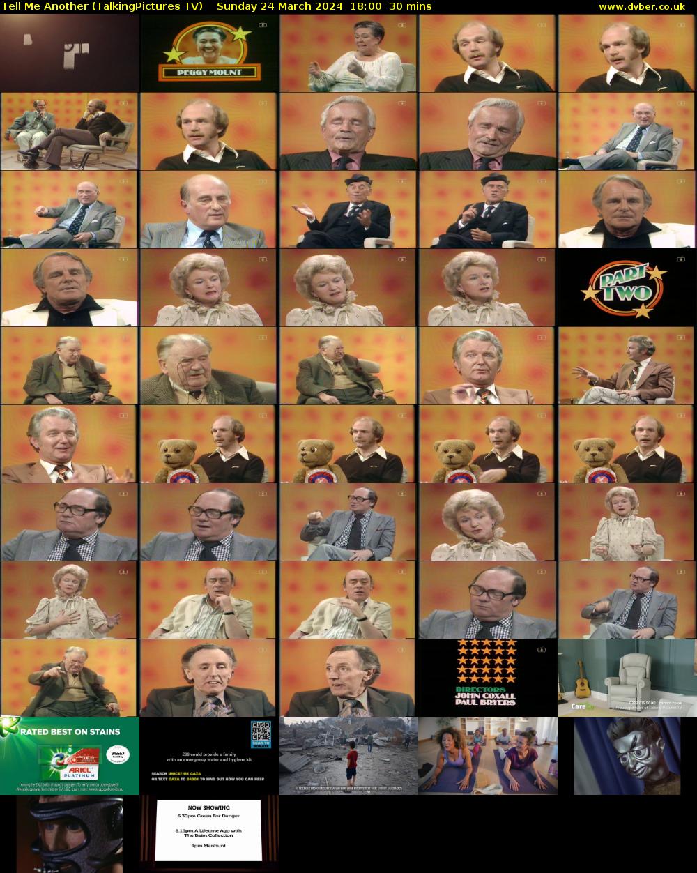 Tell Me Another (TalkingPictures TV) Sunday 24 March 2024 18:00 - 18:30