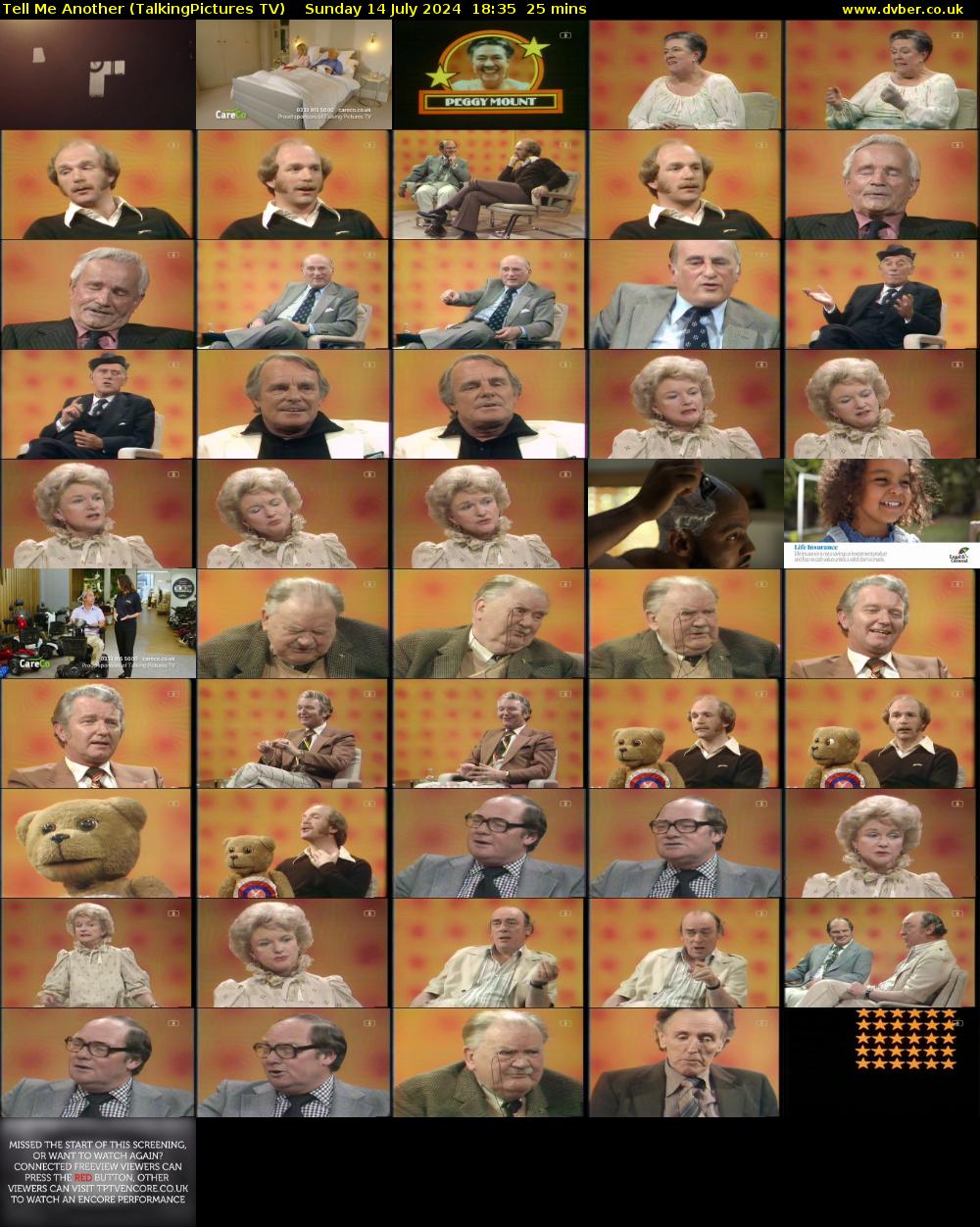 Tell Me Another (TalkingPictures TV) Sunday 14 July 2024 18:35 - 19:00